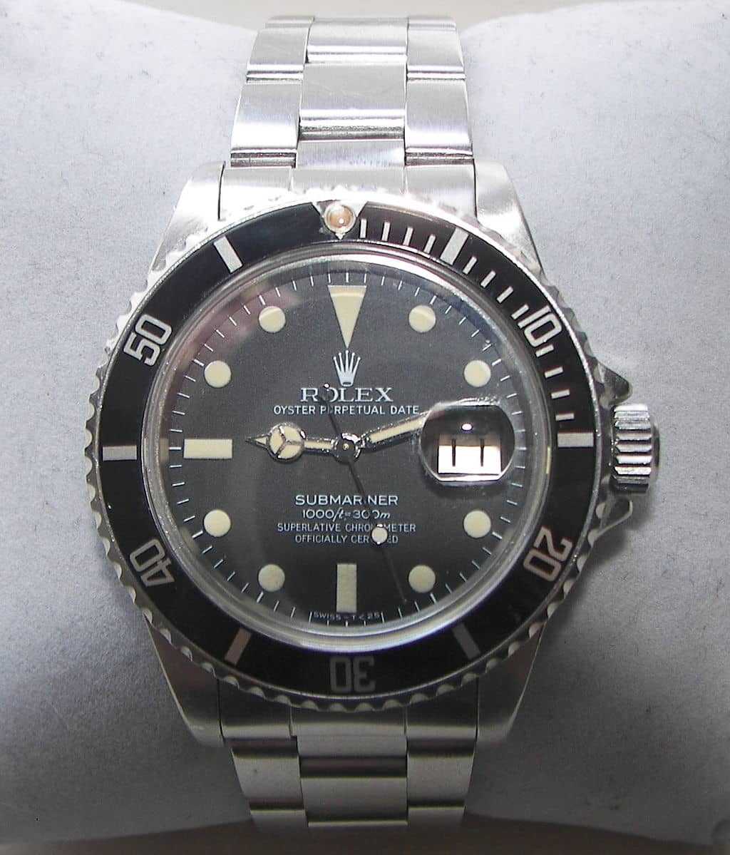 Rolex Submariner, Detailaufnahme
