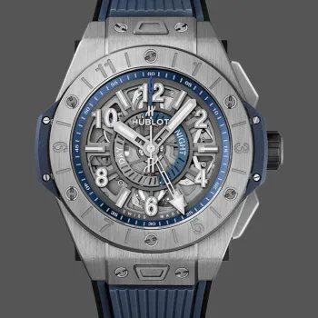 Hublot Big Bang Unico GMT 471.NX.7112.RX Replica - Kautschukarmband Titan
