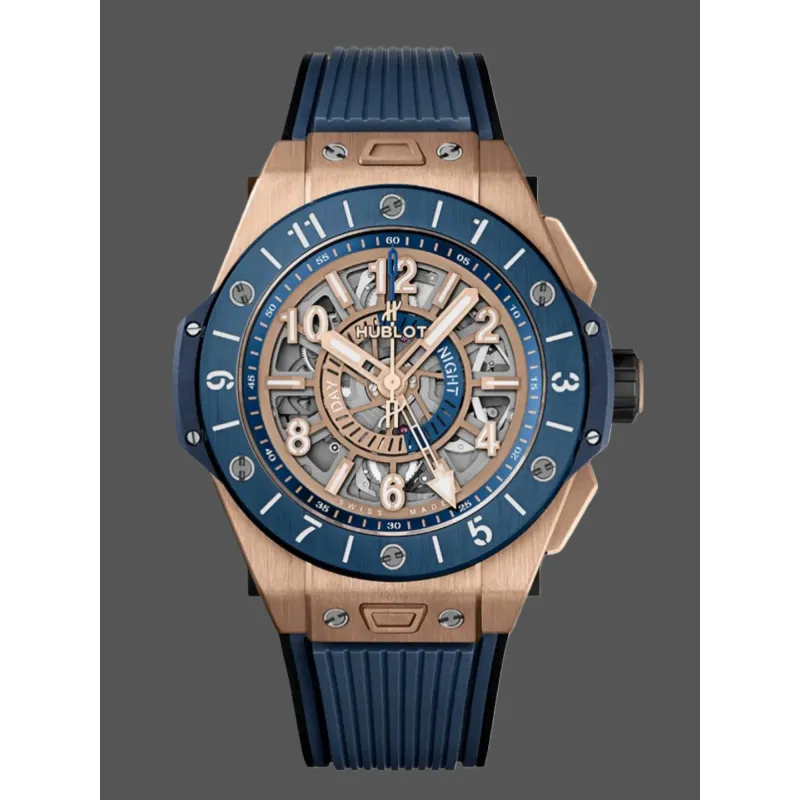 Hublot Big Bang 471.OL.7128.RX Replica - Kautschukarmband Rosegold