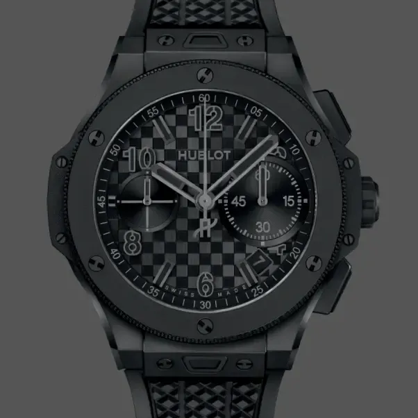 Hublot Big Bang 431.CI.1340.RX Replica - Schwarzes Zifferblatt Kautschukarmband