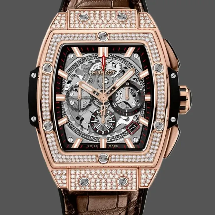 Hublot Spirit of Big Bang 641.OX.0183.LR.1704 Replica - Lederarmband Rosegold