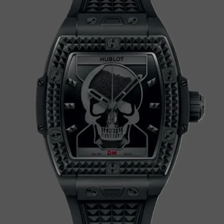 Hublot Spirit of Big Bang Skull 646.CI.0110.RX.DPM24 Replica - Schwarzes Zifferblatt