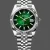 Rolex Datejust Wimbledon 126334 Replica - Gruenes Zifferblatt Geriffelte Luenette
