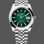 Rolex Datejust 126300 Wimbledon 126300 Replica - Gruenes Zifferblatt Jubilee-Armband