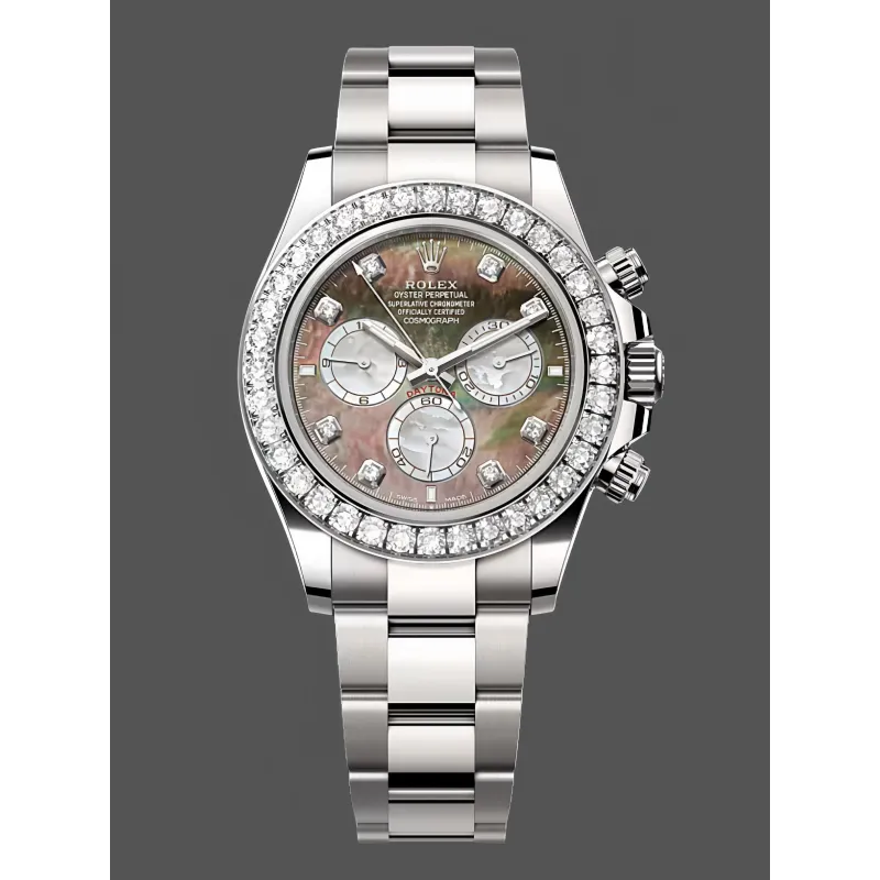 Rolex Daytona 126579RBR Replica - Perlmutt-Zifferblatt Diamantluenette