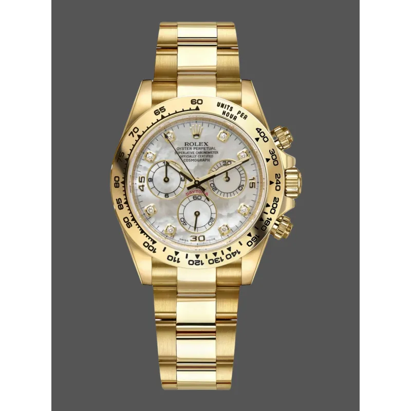 Rolex Daytona 116508 Replica - Perlmutt-Zifferblatt Edelstahl