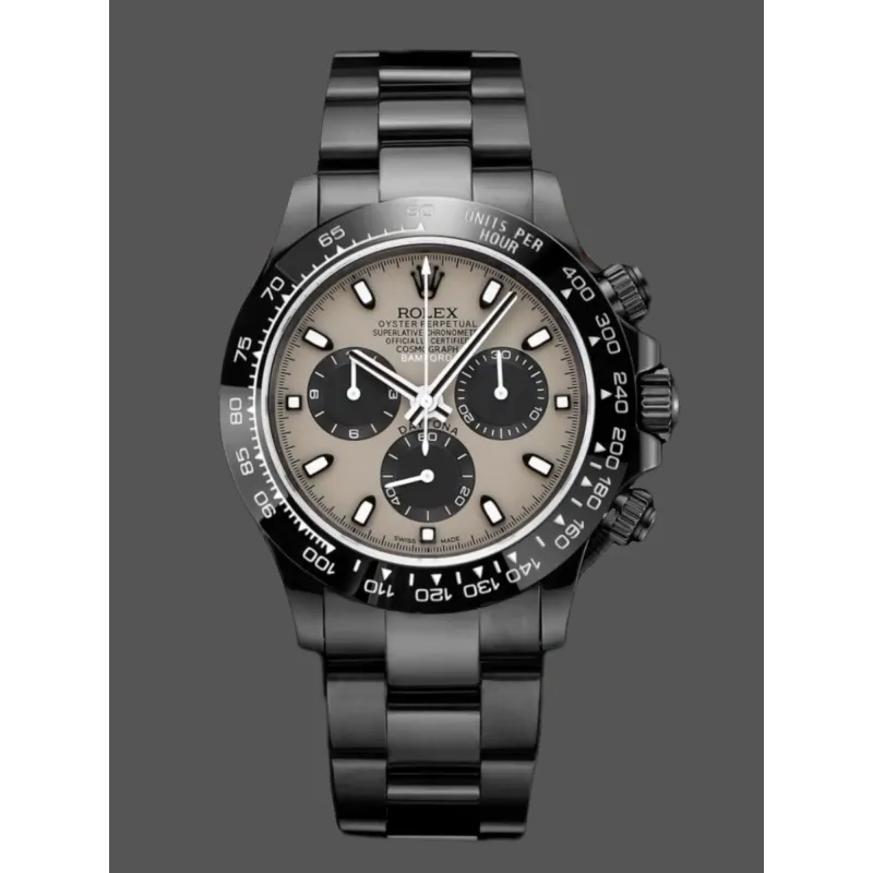 Rolex Daytona CUSTOMIZED Replica - Graues Zifferblatt Oyster-Armband