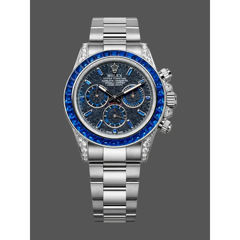 Rolex Daytona 126599TSA Replica - Silbernes Zifferblatt Diamantluenette