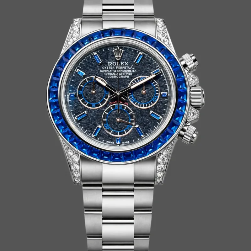 Rolex Daytona 126599TSA Replica - Silbernes Zifferblatt Diamantluenette