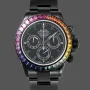Rolex Daytona 116520 Replica - Schwarzes Zifferblatt Oyster-Armband