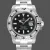 Rolex Submariner Hulk 116610 Replica - Schwarzes Zifferblatt Geriffelte Luenette