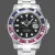 Rolex GMT-Master II Pepsi 126710BLRO Replica - Schwarzes Zifferblatt Diamantluenette