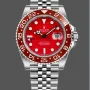 Rolex GMT-Master II 126710 RED EDITION Replica - Rotes Zifferblatt Jubilee-Armband
