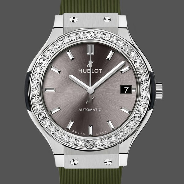 Replica Hublot Classic Fusion Grey Dial 42mm Herren Replica Uhr Authentisches Aussehen