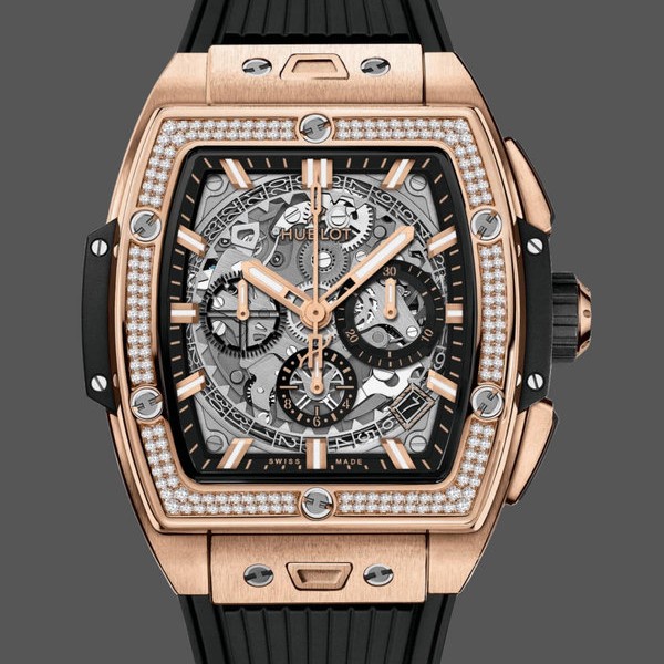 Replica Hublot Spirit of Big Bang King Gold Diamonds 42 mm 642.OX.0180.RX.1104 Schweizer Handwerkskunst