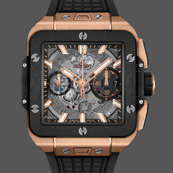 Replica Hublot Square Bang 821.OM.0180.RX 42 mm Authentisches Aussehen