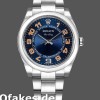 Replica Rolex Oyster Perpetual Air-King 114200 Konzentrisches blaues Zifferblatt 34mm Unisex Replica Uhren