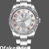 Replica Rolex Oyster Perpetual Air-King 114234 Silber Orange Arabisch Zifferblatt 34mm Unisex Replica Uhren