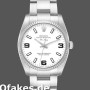 Replica Rolex Oyster Perpetual Air-King 114234 Weißes Arabisches Zifferblatt 34mm Unisex Replica Uhren