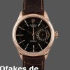 Replica Rolex Cellini Date 50515 Brown Leather Black Index Dial 39mm Herren Replica Uhren