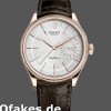 Replica Rolex Cellini Date Rose Gold Silver Crocodile Leather Strap 50515 39mm Herren Replica Uhren