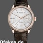 Replica Rolex Cellini Date Rose Gold Silver Crocodile Leather Strap 50515 39mm Herren Replica Uhren