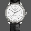 Replica Rolex Cellini Time 50509 Black Leather Strap White Dial 39mm Herren Replica Uhren