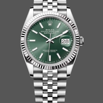 Replica Rolex Datejust 126234 Stainless Steel Mint Green Dial 36MM Unisex Replica Uhren