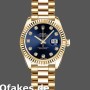 Replica Rolex Datejust 179178 Blue Diamonds Dial Gelbgold 26MM Lady Replica Uhren
