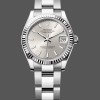 Replica Rolex Datejust 31 Edelstahl und Weißgold Silber Zifferblatt M278274 0011 Damen Uhr