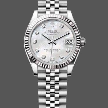 Replica Rolex Datejust 31 Stahl & 18K Weißgold 278274 0006 Damenuhr