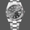 Replica Rolex Datejust 41 White Gold Fluted Bezel Slate Dial Oyster M126334 0013 Herrenuhr