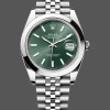 Replica Rolex DateJust 41mm m126300 0020 Oystersteel Jubilee Mint Green Dial