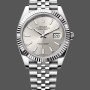 Replica Rolex Datejust 41mm Edelstahl 126334 0004 Silber Index Jubilee Herrenuhr