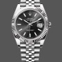 Replica Rolex Datejust 41mm Edelstahl 126334 0018 Schwarzes Index Jubiläum