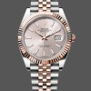 Replica Rolex Datejust 41mm Two Tone Rose Gold Jubilee Band Sundust Index Dial 126331 0010