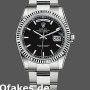 Replica Rolex Day-Date 118239 Black Dial Fluted Bezel 40mm Unisex Replica Uhren