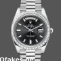 Replica Rolex Day-Date 228396TBR Black Dial Diamond Bezel 40mm Herren Replica Uhren