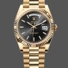 Replica Rolex Day Date 40mm Gelbgold President Black Dial m228238 0067