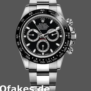 Replica Rolex Cosmograph Daytona 116500LN Ceramic Bezel Black Dial 40mm Herren Replica Uhren