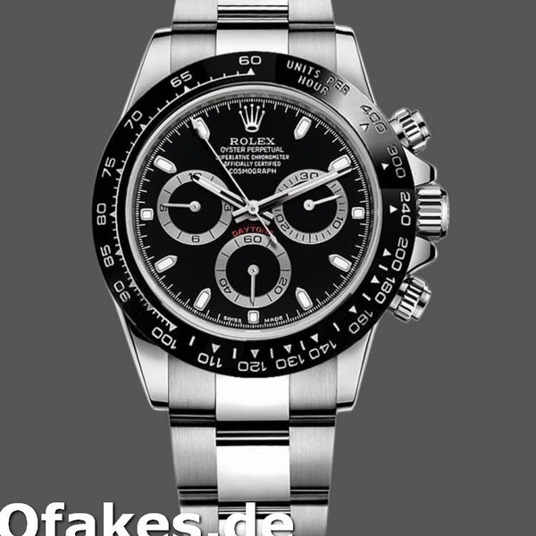 Replica Rolex Cosmograph Daytona 116500LN Ceramic Bezel Black Dial 40mm Herren Replica Uhren