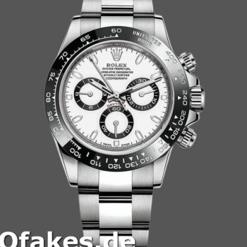 Replica Rolex Cosmograph Daytona 116500LN Edelstahl Weißes Zifferblatt 40mm Herren Replica Uhren