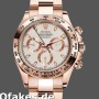 Replica Rolex Cosmograph Daytona 116505 Oyster Armband Rose Ivory Zifferblatt 40mm Herren Replica Uhren
