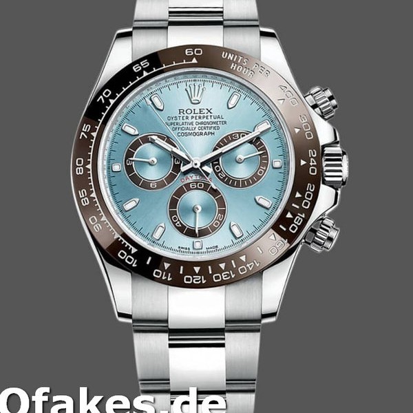 Replica Rolex Cosmograph Daytona 116506 50th Anniversary Ice Blue Dial 40mm Herren Replica Uhren