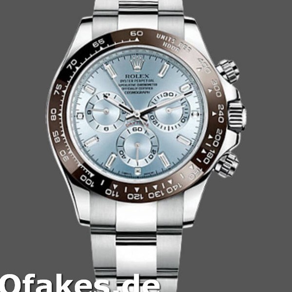 Replica Rolex Cosmograph Daytona 116506 Ice Blue Dial Platinum 40MM Herren Replica Uhren