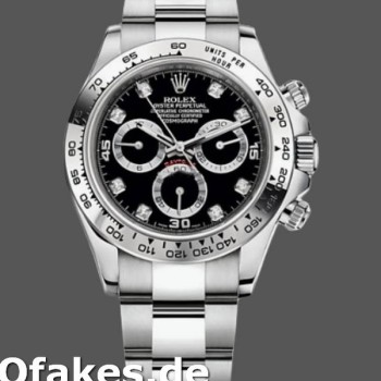 Replica Rolex Cosmograph Daytona 116509 Black Dial White Gold 40MM Herren Replica Uhren