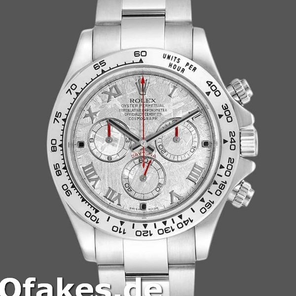 Replica Rolex Cosmograph Daytona 116509 Meteorite Grey Roman Dial 40MM Herren Replica Uhren