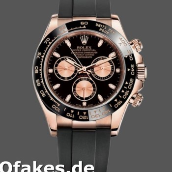 Replica Rolex Cosmograph Daytona 116515LN Rose Gold Black Dial 40mm Herren Replica Uhren