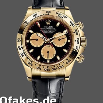 Replica Rolex Cosmograph Daytona 116518 Black And Champagne Dial 40mm Herren Replica Uhren