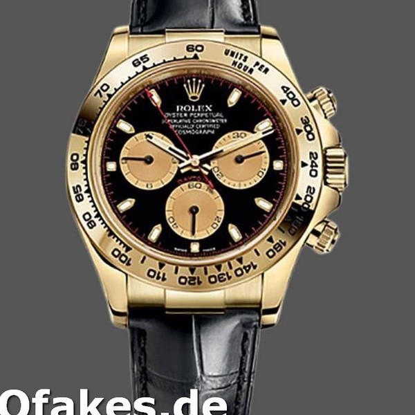 Replica Rolex Cosmograph Daytona 116518 Black And Champagne Dial 40mm Herren Replica Uhren